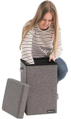 Outwell Cornillon Esstischstuhl-/Aufbewahrungskombination, Grau -Campingausrüstung Geschäft 6164 7