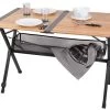 Camp4 Bambustisch Mit Ablagenetz, 110x70x71cm