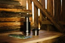 Esbit Sculptor Isolierflasche Mit Manschette, Edelstahl, 1L, Schwarz 14 Esbit Sculptor Isolierflasche Mit Manschette, Edelstahl, 1L, Schwarz -Campingausrüstung Geschäft 62289 0 6