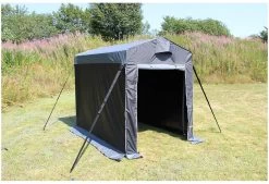 Wecamp Utility Gerätezelt, Schwarz/grau
