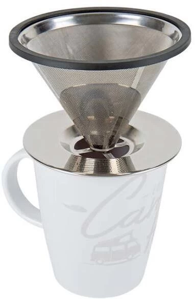 Camp4 Kaffeefilter Für 2 Tassen, Edelstahl 2 Camp4 Kaffeefilter Für 2 Tassen, Edelstahl – Bild 2