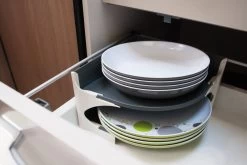 Purvario EKKOO Tellerhalter, 23,5x23,5x15,0cm -Campingausrüstung Geschäft 68019 3