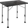 Brunner Linear Black 115 Campingtisch, 115x70xH63/83cm
