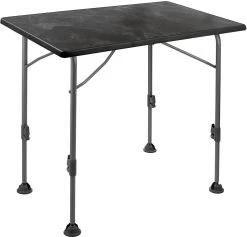 Brunner Linear Black 115 Campingtisch, 115x70xH63/83cm