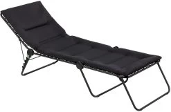 Lafuma Siesta AC Air Comfort L Campingliege, Acier Noir