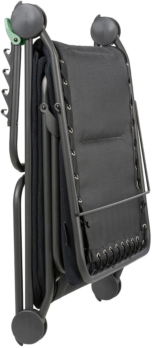 Lafuma Siesta AC Air Comfort L Campingliege, Acier Noir 2 Lafuma Siesta AC Air Comfort L Campingliege, Acier Noir – Bild 2