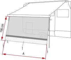 Fiamma Sun View XL -Campingausrüstung Geschäft 729 2