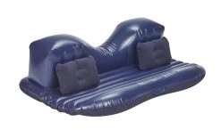 Trigano Sitzbank-Matratze Mit Kopfkissen, Blau