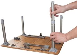 KingCamp Bamboo Beistelltisch XS, Silber, 60x40cm 12 KingCamp Bamboo Beistelltisch XS, Silber, 60x40cm -Campingausrüstung Geschäft 76988 4