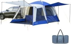 KingCamp Meilfi Plus Bus & Caravan Heckfamilienzelt, Blau/weiß