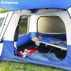 KingCamp Meilfi Plus Bus & Caravan Heckfamilienzelt, Blau/weiß -Campingausrüstung Geschäft 77196 0 5