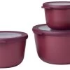 Mepal Cirqula Multischüssel-Set, Hoch, 3-teilig, Nordic Berry