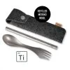 Light My Fire Titanium Spork N Straw Kit