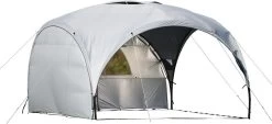 Wecamp Sunshade Seitenwand-Set Für Pavillon, 4-teilig, Hellgrau