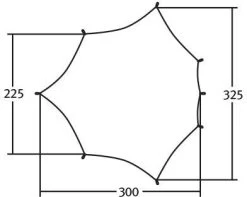 Wechsel Wing M Travel Line, 300x325x225cm, Oak -Campingausrüstung Geschäft 79895 5