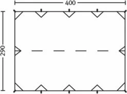 Wechsel Tarp S Travel Line, 400x290cm, Oak -Campingausrüstung Geschäft 79897 6