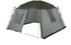 High Peak Cabana Pavillon, 3,5x3,5m, Hellgrau-dunkelgrau-lime