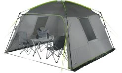 High Peak Cabana Pavillon, 3,5x3,5m, Hellgrau-dunkelgrau-lime -Campingausrüstung Geschäft 81516 2