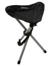 Regatta Ternio Tripod Campinghocker, Schwarz