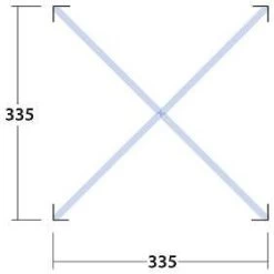 Outwell Air Shelter Pavillon, 335x335x230cm, Grau -Campingausrüstung Geschäft 82106 5