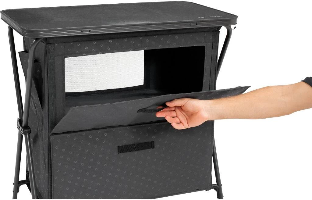 Outwell Bahamas Faltschrank, 80x44x80cm, Grau 2 Outwell Bahamas Faltschrank, 80x44x80cm, Grau – Bild 2
