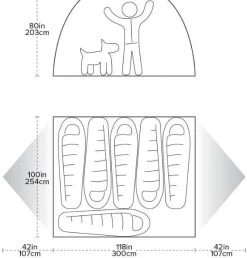 Big Agnes Spicer Peak Kuppelzelt -Campingausrüstung Geschäft 8289 5