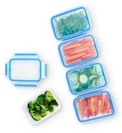 Emsa Clip&Close Frischhaltedosen, 800ml, 5er-Set -Campingausrüstung Geschäft 83236 4