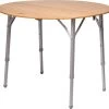 Brunner Camperking Campingtisch, Rund, Bambusholz