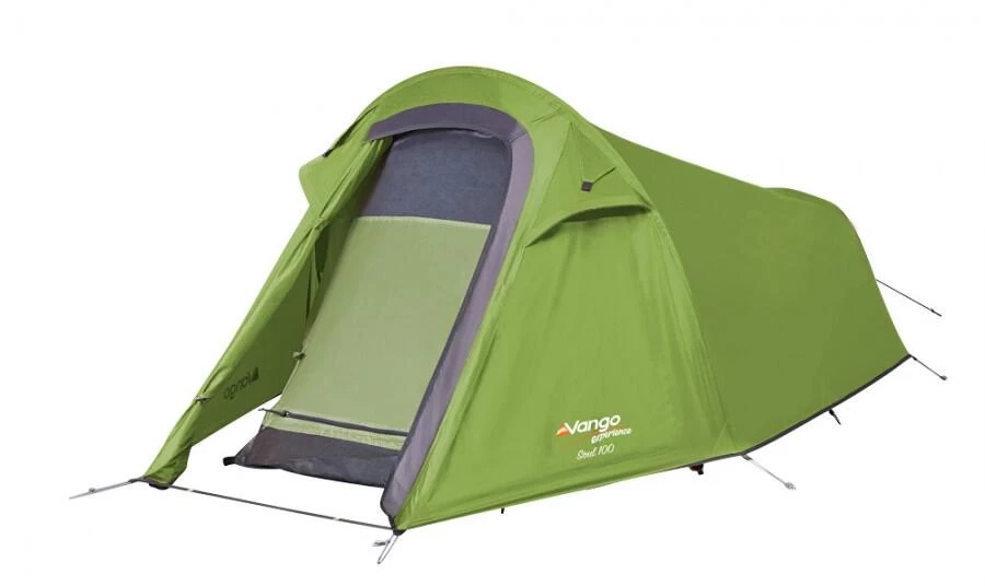 Vango Soul 100 Tunnelzelt, 1-Person, 250x100cm, Grün 1 Vango Soul 100 Tunnelzelt, 1-Person, 250x100cm, Grün