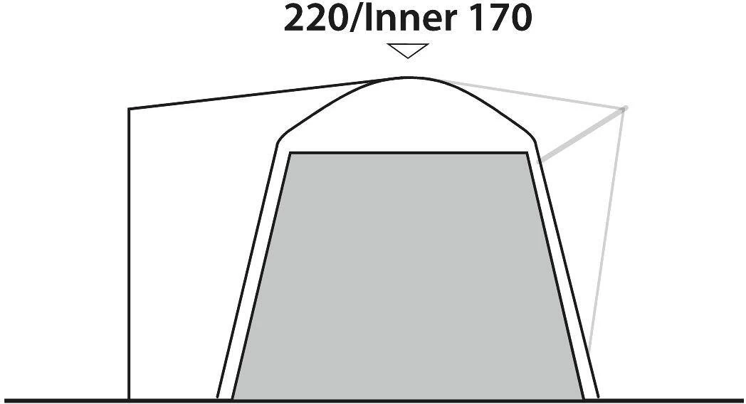 Outwell Innenzelt Für Milestone/Bremburg/Linnburg/Starville, Grau 3 Outwell Innenzelt Für Milestone/Bremburg/Linnburg/Starville, Grau – Bild 3