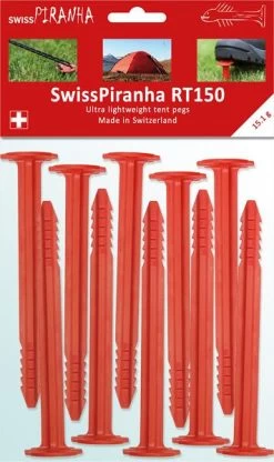 Swiss Piranha Zeltheringe RT150, 10 Stück -Campingausrüstung Geschäft 86008 6