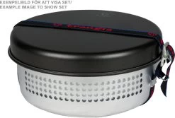 Trangia 35-5 UL/BL Sturmkocher Mit Antihaft-Geschirr, Spiritus, Schwarz -Campingausrüstung Geschäft 86411 2