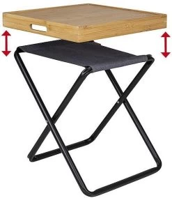 Bo-Camp Tablett, 40x40x5cm, Braun -Campingausrüstung Geschäft 86701 2