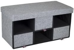 Bo-Camp Barnet Aufbewahrungsbox, 38x76x39cm, Grau