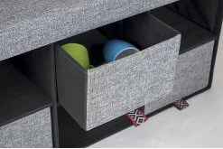 Bo-Camp Barnet Aufbewahrungsbox, 38x76x39cm, Grau -Campingausrüstung Geschäft 86717 7