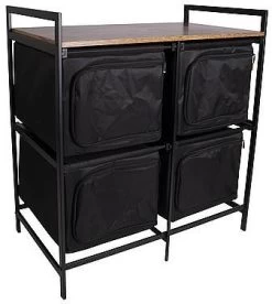 Bo-Camp Lawton Campingschrank, Schwarz