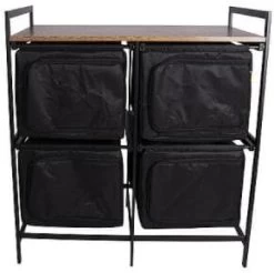 Bo-Camp Lawton Campingschrank, Schwarz -Campingausrüstung Geschäft 86800 3