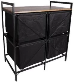 Bo-Camp Lawton Campingschrank, Schwarz -Campingausrüstung Geschäft 86800 6