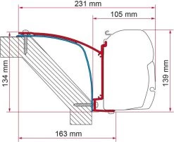 Fiamma F45 Adapter Für Laika Ecovip 07