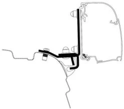 Thule 4200 Adapter Für VW T5/T6 Mit Brandrup TOP-Rail