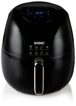 Domo Delifryer XXL Heißluft-Fritteuse, 5,5L, LCD Display, Schwarz