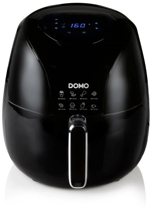Domo Delifryer XXL Heißluft-Fritteuse, 5,5L, LCD Display, Schwarz 1 Domo Delifryer XXL Heißluft-Fritteuse, 5,5L, LCD Display, Schwarz