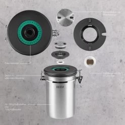 BEEM Kaffeedose Mit Dosierlöffel, Edelstahl -Campingausrüstung Geschäft 92675 0 3