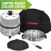 Cobb Premier+ Gas Deluxe Gasgrill (50mbar) Inkl. Griddle/Wok/Tasche - Camping Wagner Edition