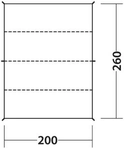 Easy Camp Cliff Sonnensegel, 260x200cm, Grau-sand -Campingausrüstung Geschäft 94888 0 7