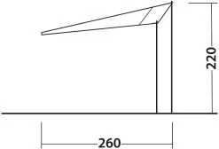 Outwell Fieldcrest Canopy Sonnensegel, 305x220x180cm, Grün -Campingausrüstung Geschäft 94958 0 7