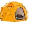 Jack Wolfskin Base Camp Dome Geodätzelt, 6-10 Personen, 500x500cm, Gelb