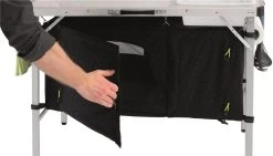 Outwell Drayton Küchentisch, Aluminium/Stahl, Schwarz -Campingausrüstung Geschäft 95308 0 7