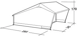 Robens Yukon Shelter Firstzelt, 4-Personen, 245x285cm, Khaki -Campingausrüstung Geschäft 95339 0 7