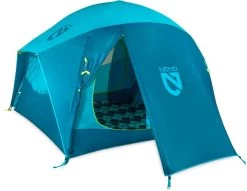 NEMO Aurora Highrise Kuppelzelt, 4-Personen, 228x254cm, Blau